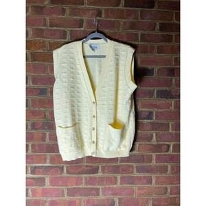 Carly Blake Yellow Sleeveless Cardigan